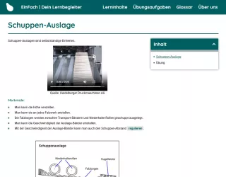 Webseite: Schuppen-Auslage