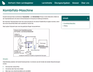 Webseite: Kombifalz-Maschine