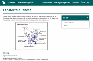 Webseite: Fensterfalz-Tasche