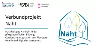 Presentation: Ressourcenschonendes pflegerisches Handeln anleiten