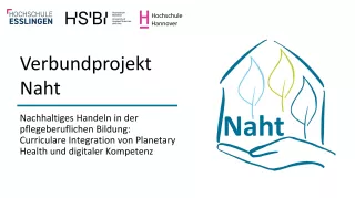 Presentation: Pflegerisches Handeln bei klimabedingten Erkrankungen anleiten