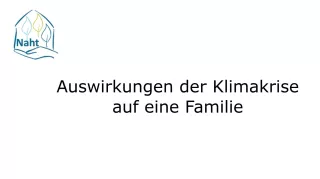 Bild: Rohmaterial "Auswirkungen der Klimakrise auf eine Familie" und "Pflegerische Intervention für eine Familie" (ZIP-Datei)