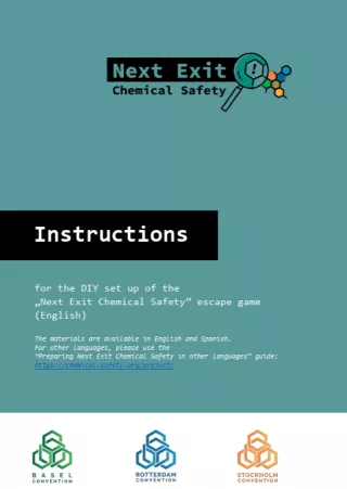 Webseite: Next Exit Chemical Safety | DIY-Version (englisch)