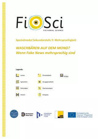 Arbeitsblatt: Mehrsprachigkeit und Falschinformation | „Waschbären auf dem Mond?“