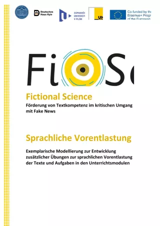 Unterrichtsplanung: Sprachliche Vorentlastung