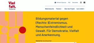 Webseite: Vielfalt. Mediathek