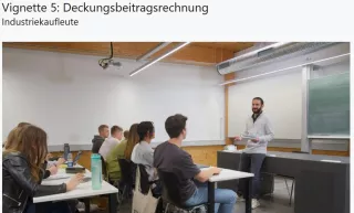 Webseite: Förderbezogene Diagnostik / förderbezogenes Diagnostizieren in heterogenen Klassen: Videovignette 5: Deckungsbeitragsrechnung | Industriekaufleute