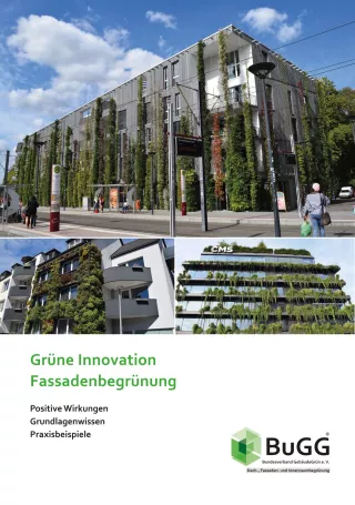Broschuere: Grüne Innovation - Fassadenbegrünung
