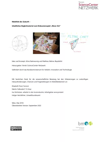 Glossar: Mobilität der Zukunft – Inhaltliches Begleitmaterial zum Diskussionsspiel „Move-On!“