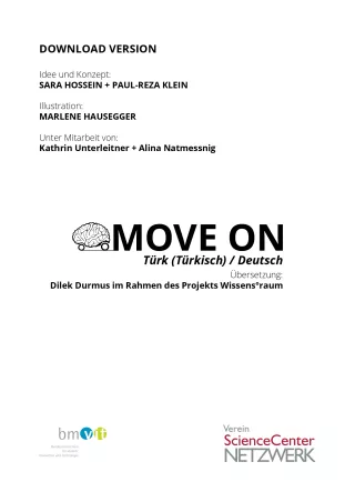 Sonstiges: Move-On! Unterlagen auf Türkisch