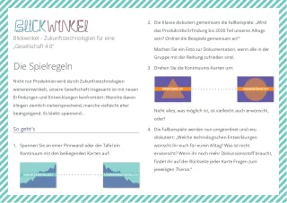 Anleitung: Blickwinkel: Spielanleitung