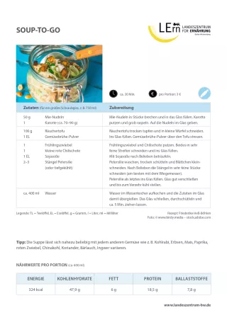 Sonstiges: #easyfoodbw | Rezept Soup-to-go
