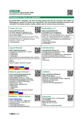 Text: Materialblatt 1: Hilfsangebote für Kinder und Jugendliche (DOCX)