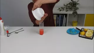 Entdeckendes: Bubblande citronexperiment | Experiment