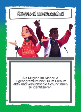 Lernspiel: Werwolf - die Jugendgremien-Edition (Spielkarten)