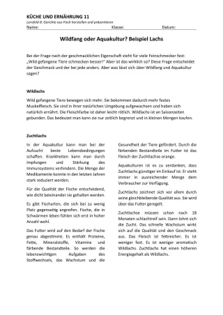 Unterrichtsbaustein: 8.2 Wildfang oder Aquakultur (einfache Sprache)