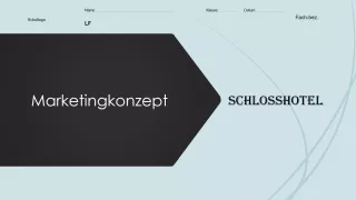 Presentation: 9.2 Marketingkonzept Schlosshotel