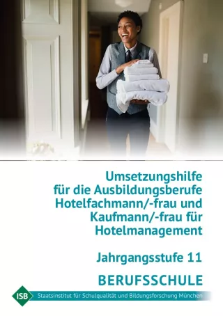 Handreichung: Umsetzungshilfe Hotelberufe Jahrgangsstufe 11