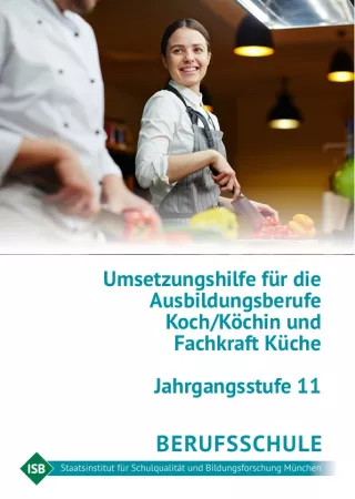 Handreichung: Umsetzungshilfe Küchenberufe Jahrgangsstufe 11