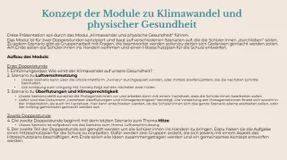 Presentation: Modul 5 und 6 | Physische Gesundheit | Präsentation