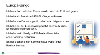 Presentation: Was hat Bayern mit der EU zu tun? (PPT)