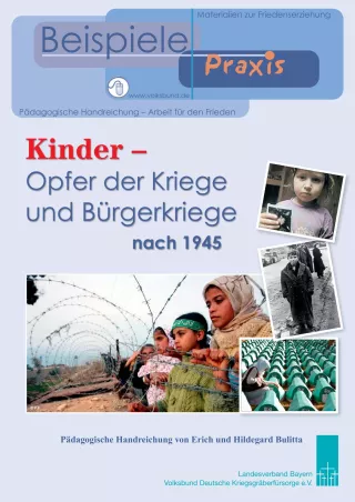 Handreichung: Kinder - Opfer der Kriege bis 1945 (pädagogische Handreichung)