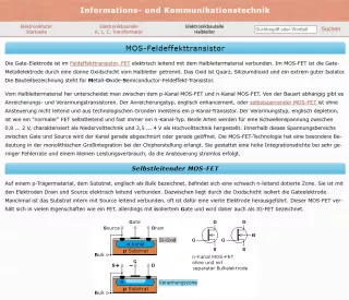 Webseite: MOS-Feldeffekttransistor