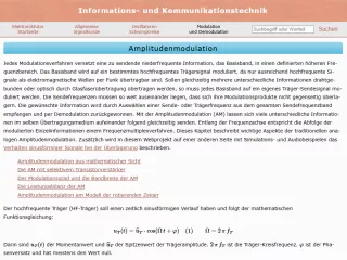 Webseite: Amplitudenmodulation