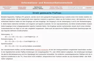Webseite: Direkt gesteuerte Flipflops