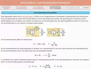 Webseite: Konstantstromquellen