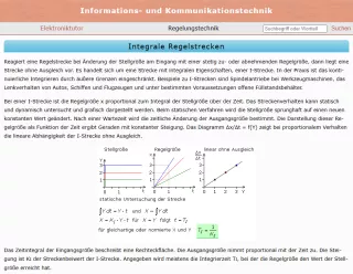 Webseite: Integrale Regelstrecken
