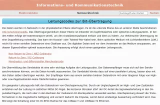 Webseite: Leitungscodes zur Bit-Übertragung