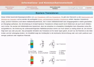 Webseite: Bipolare Transistoren