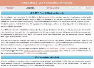 Webseite: LCD-TFT-Flachbildschirmtechnik