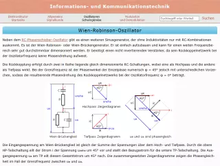 Webseite: Wien-Robinson-Oszillator