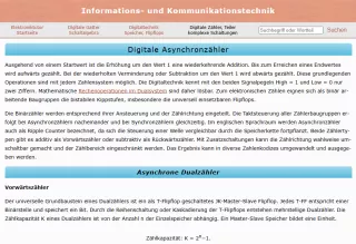 Webseite: Digitale Asynchronzähler