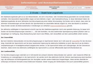 Webseite: Z-Diode - Stabilisierungsdiode