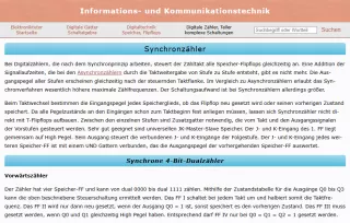 Webseite: Digitale Synchronzähler