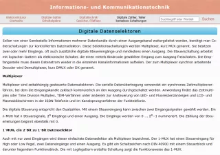 Webseite: Digitale Datenselektoren
