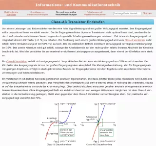 Webseite: Class-AB-Transistor-Serien-Gegentaktverstärker