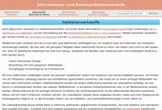 Webseite: Halbleiterwerkstoffe