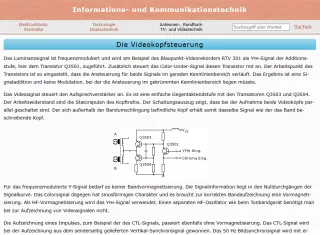 Webseite: Die Videokopfsteuerung