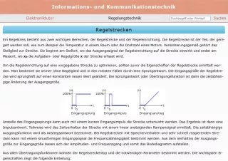 Webseite: Regelstrecken