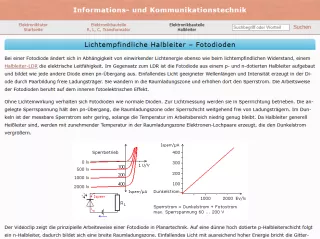 Webseite: Lichtempfindliche Halbleiter - Fotodioden