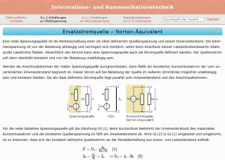 Webseite: Ersatzstromquelle - Norton-Äquivalent