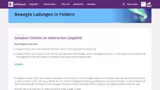 Unterrichtsbaustein: Geladene Teilchen im elektrischen Längsfeld