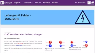 Unterrichtsbaustein: Kraft zwischen elektrischen Ladungen