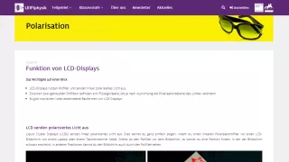 Unterrichtsbaustein: Funktion von LCD-Displays