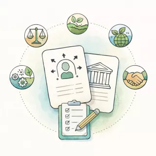 Veranschaulichung: Begleitmaterial zum Planspielunterricht: Rollen- und Institutionskarten zur Multiperspektivierung im digital gestützten Wirtschaftsunterricht