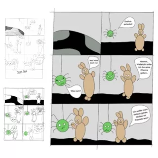 Unterrichtsplanung: Comicgestaltung - Comics über eine Reise zum Mond entdecken – ein Unterrichtsvorhaben für das Fach Kunst